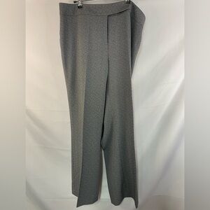 Preston and York slacks, gorgeous black and white slacks with a flat front.